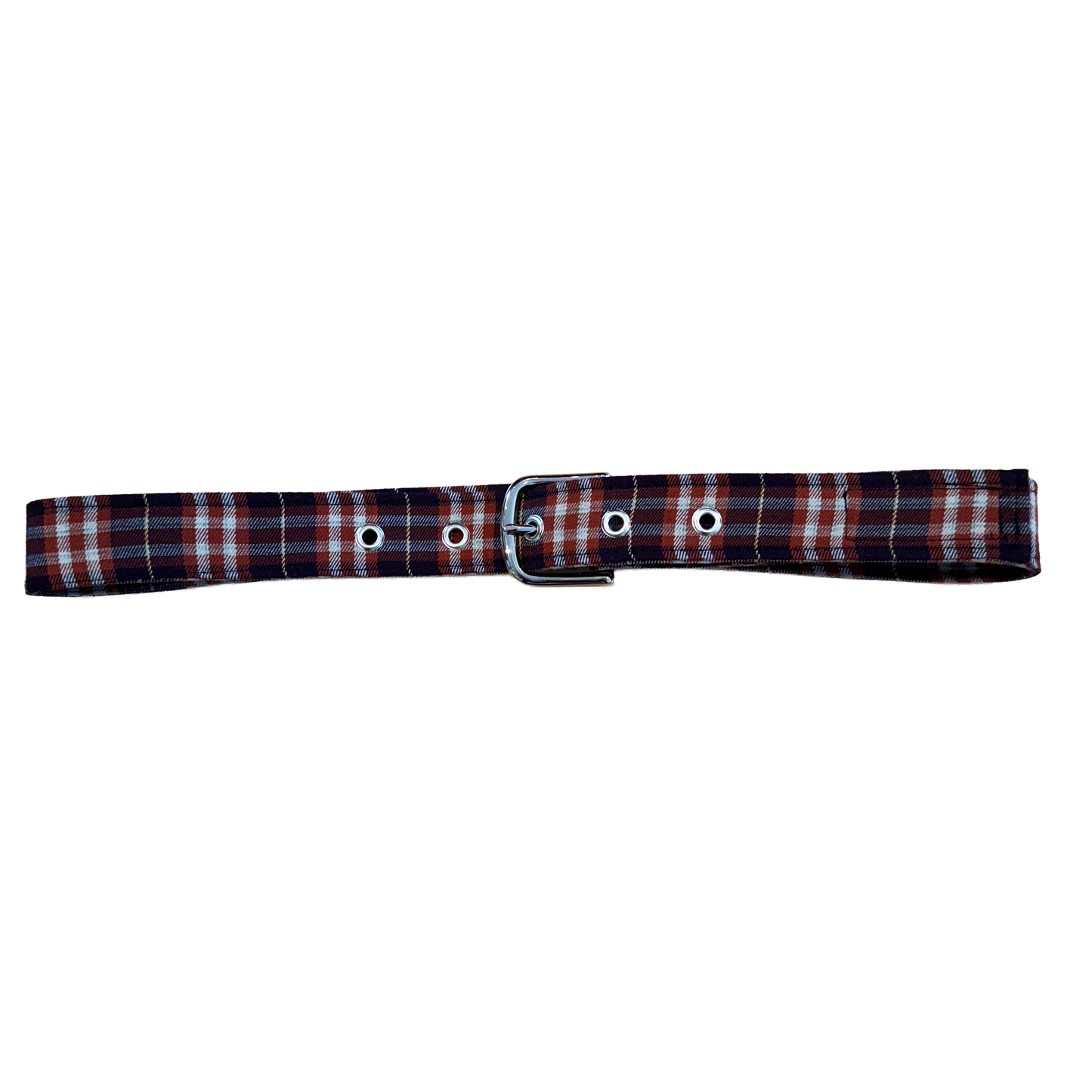 Red Plaid Belt (Cut and Sew Handmade Belt) C.S.A 003